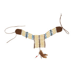 Indiánský náhrdelník korálkový